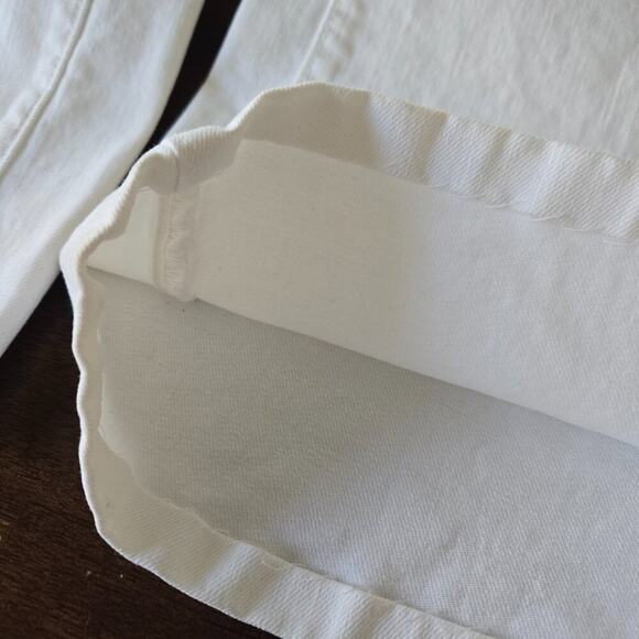 LOFT Women's Modern Flare Jean White Size 10 - Picture 10 of 12